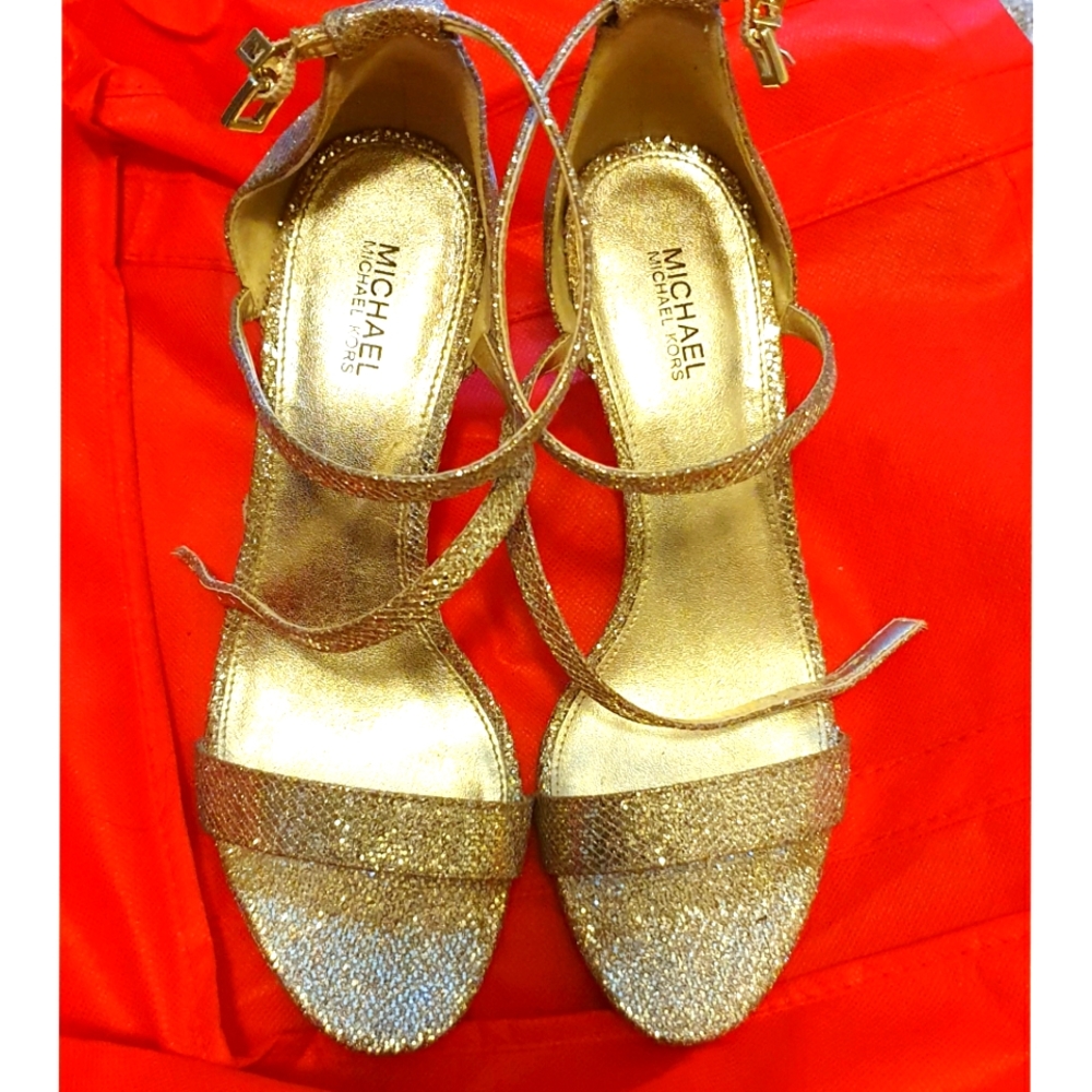 Michael Kors, Glitter Mesh Sandals